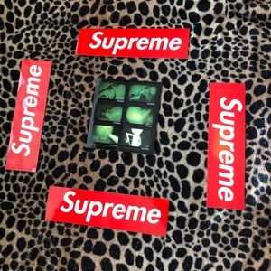 Supreme Alien and Bogo stickers